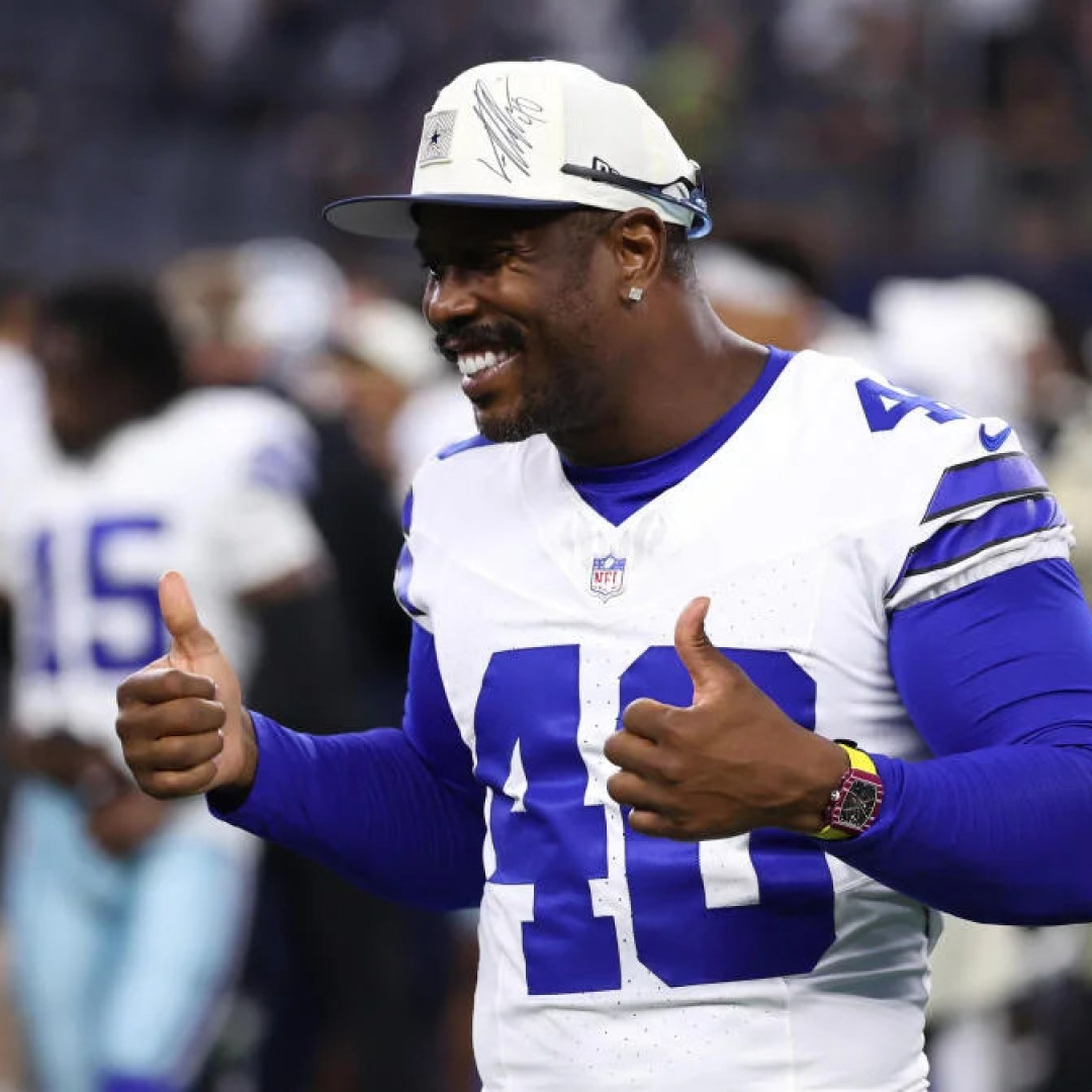 Von Miller's jersey number swap with Hunter Luepke involves chicken equity