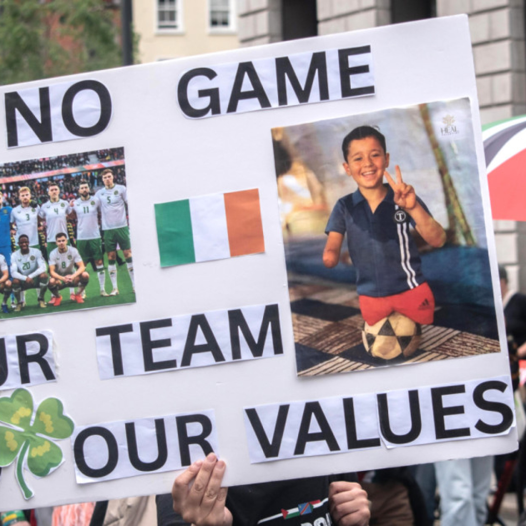 Irish Protests Challenge Soccer Matches Against Israel Amid Tensions