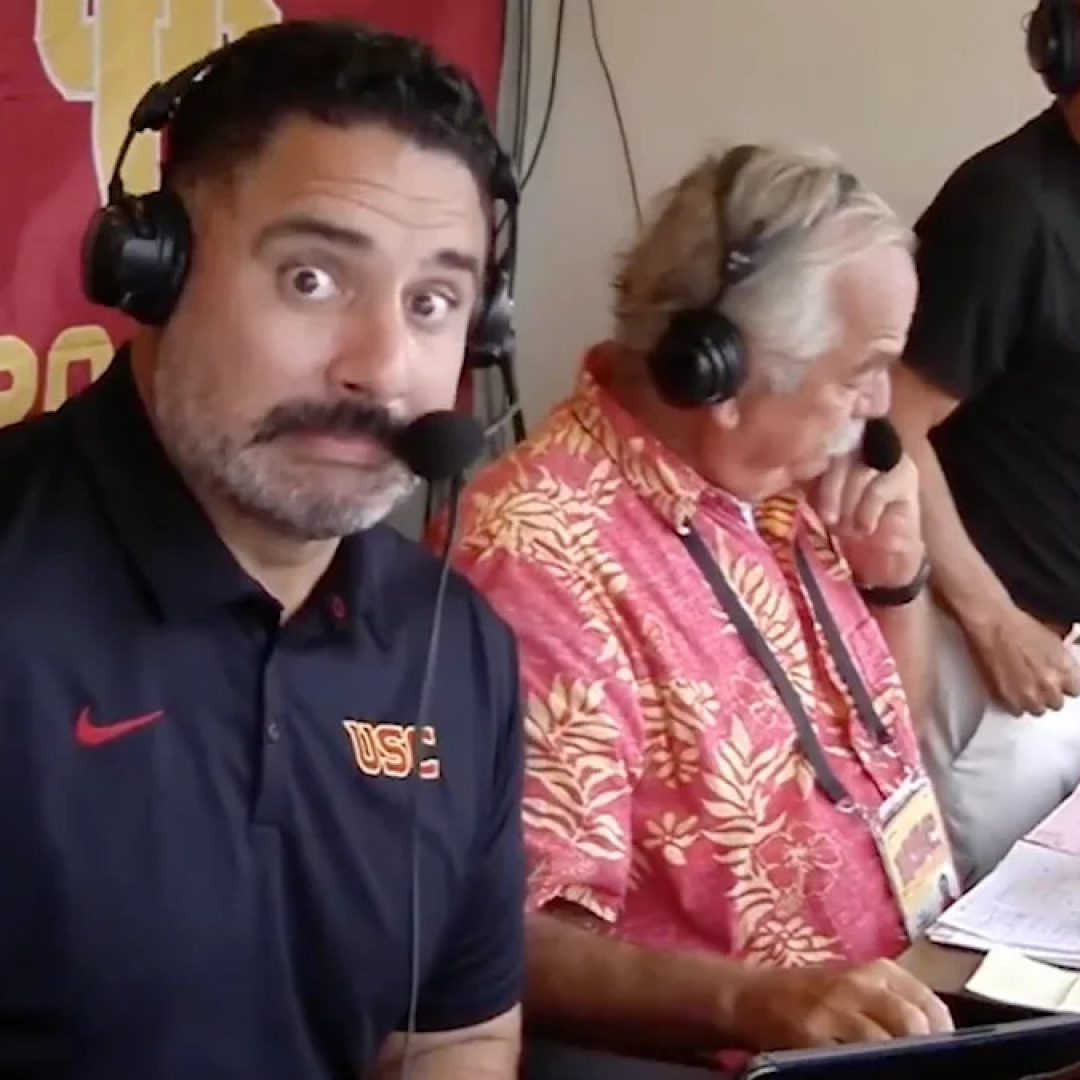 USC radio booth's reaction to Dante Moore hit raises eyebrows