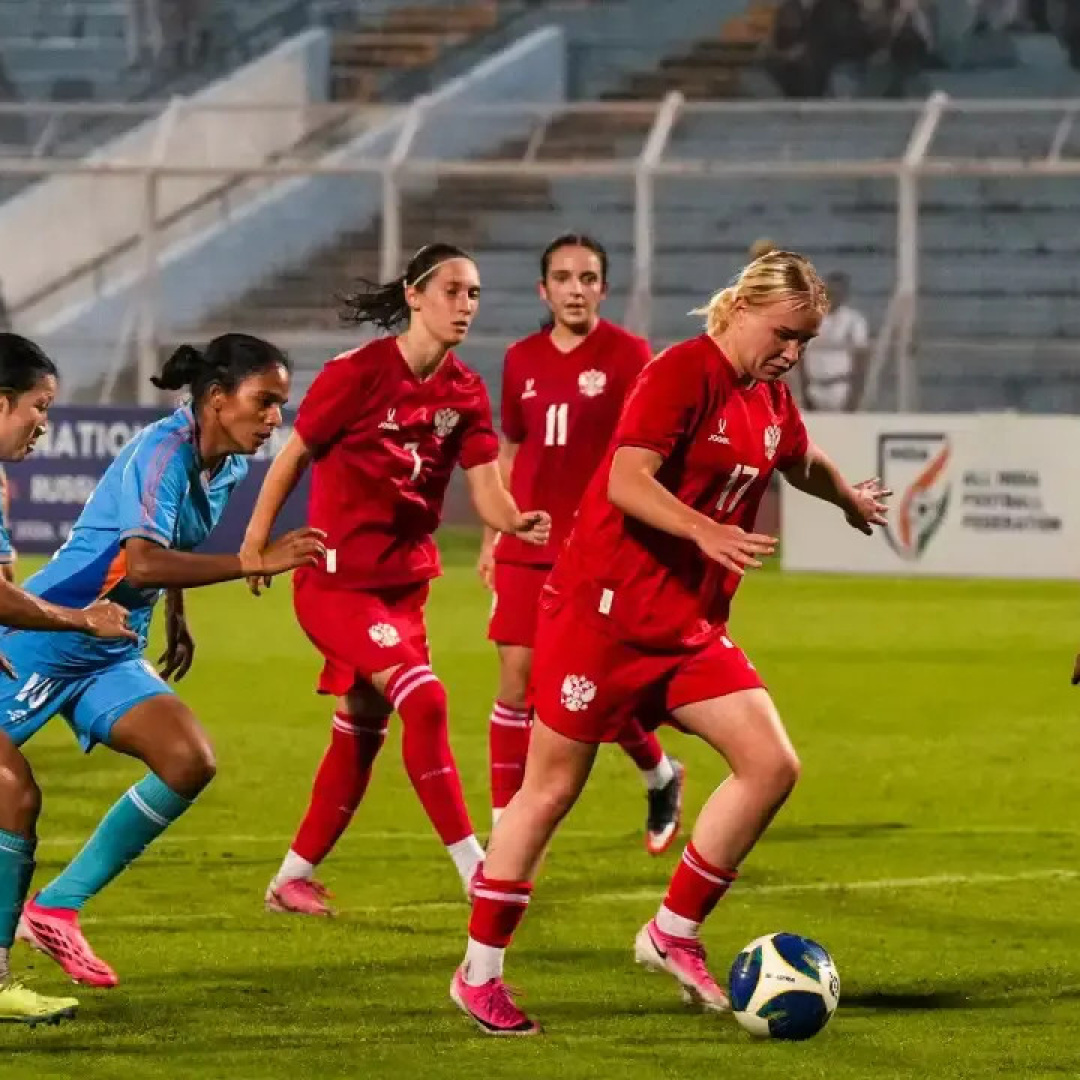 Russia's women's football team competes in India amid FIFA sanctions